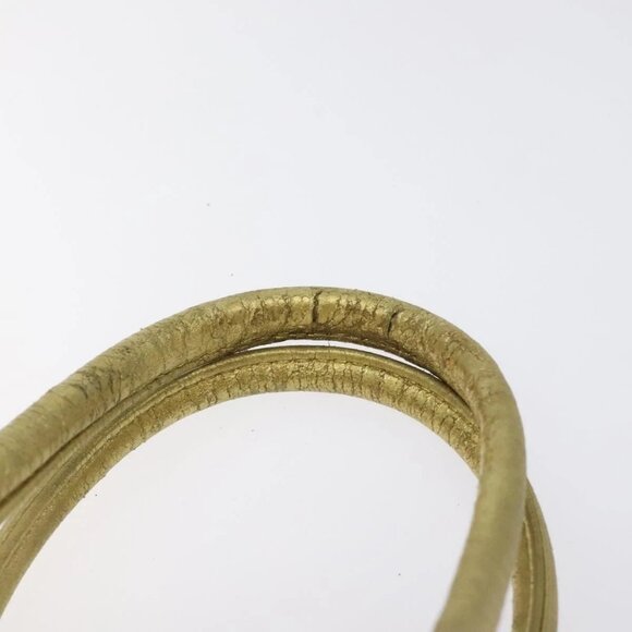 LOEWE Hand Bag Leather Gold Tone Auth - Picture 9 of 16